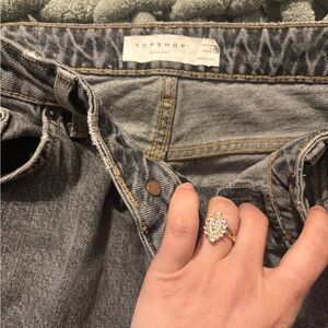 Topshop Gray Women's Jeans